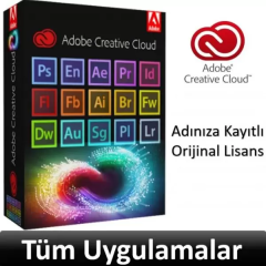 (18 Aylık) Adobe Creative Cloud Tüm Uygulamalar